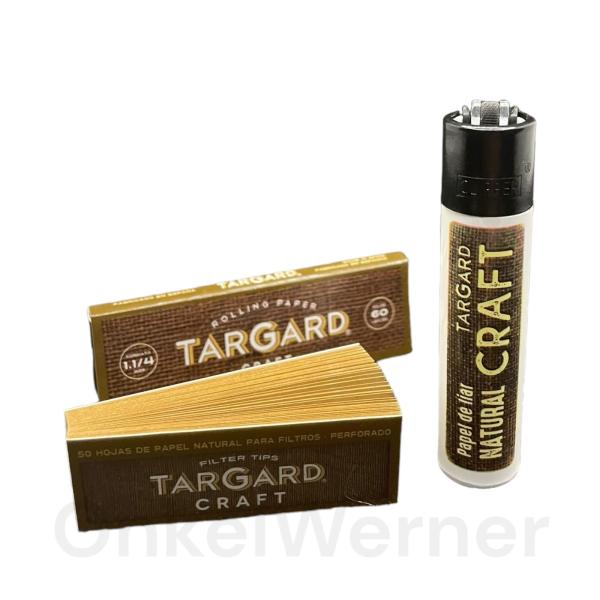 Targard Craft  Clipper Feuerzeug  Paper + Tips Kombi